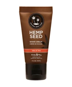 Earthly Body Hemp Shave Cream 30ml krem do golenia z olejem konopnym