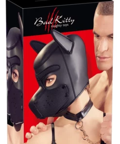 Bad Kitty Maska neoprenowa na twarz z odpinanym elementem czarna