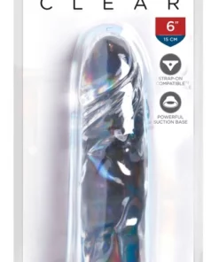 King Cock Clear Model Transparentny 15 cm z Przyssawką