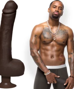 Doc Johnson Safaree Signature 12 ULTRASKYN model wibrujący z przyssawką