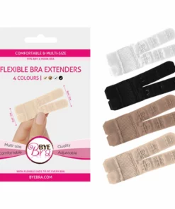 Bye Bra Przedłużacz do biustonosza 4 szt. elastyczny uniwersalny