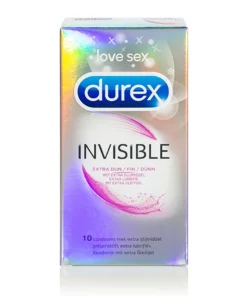 Durex Invisible Extra Lubricated 10 szt. ultracienkie lateksowe