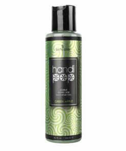 Sensuva Handipop Green Apple żel do masażu 125 ml, owocowy aromat