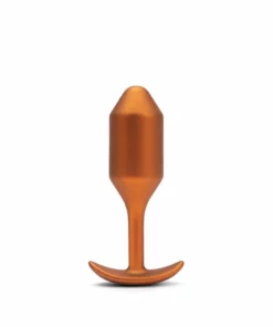 B-Vibe Snug Plug 2 Sunburst silikonowy model z obciążeniem 114g