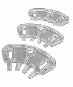 Mystim Fang Gang Spacers with Spikes - zestaw przekładek do Pubic Enemy 1/2