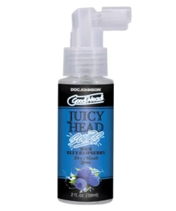 Doc Johnson GoodHead Spray na suchość jamy ustnej Sour Blue Raspberry 60ml