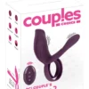 Couples Choice RC Couples Vibrator 2 - System dla par z pilotem, silikonowy