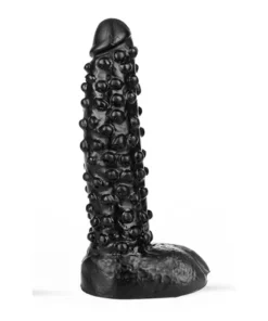 All Black Dark Crystal AB41 czarny model z teksturą kolczastą 23 cm