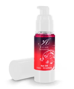 Extase Sensuel Hot Oil Strawberry 30ml - Olejek Rozgrzewający Truskawkowy