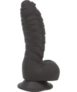 Addiction Ben Dong 18 cm Black - silikonowa anatomiczna forma, prążkowana