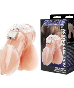 Blueline Acrylic See-Thru klatka zabezpieczająca, przezroczysta, regulowana