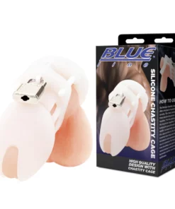 Blueline Silikonowa Klatka Anatomiczna z Zamkiem - czarna, system wentylacji