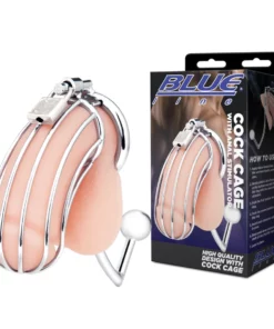 Blueline System blokujący z pierścieniem i modułem analnym, metalowy