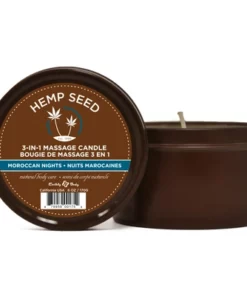 Earthly Body Moroccan Nights świeca do masażu 170g, olejki naturalne