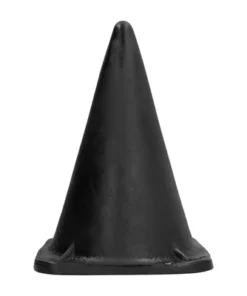 All Black Korek stożkowy anatomiczny 30 cm czarny duży model