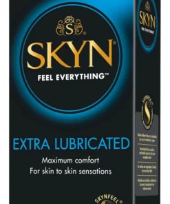 SKYN Extra Lubricated - Prezerwatywy nielateksowe, intensywne nawilżenie, 10 szt.