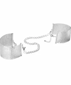 Bijoux Indiscrets Desir Metallique - srebrne kajdanki z funkcją bransolety