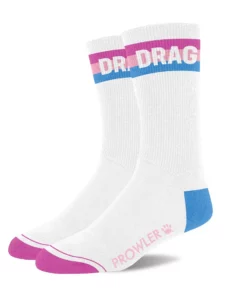 Prowler RED Drag Socks - Skarpety z napisem, czerwone, unisex