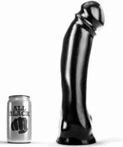 All Black Model 5639 - Akcesorium Intymne 33 cm, Czarny, PVC