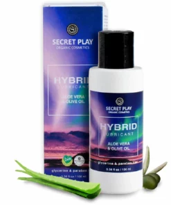 Secret Play Hybrydowy Lubrykant Organiczny 100 ml, aloes i oliwka