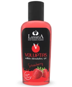 Intimateline Luxuria Voluptas żel masażowy truskawkowy 100 ml rozgrzewający