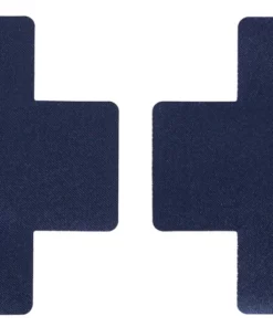 Abierta Fina ADV24 ozdobne naklejki na ciało ciemnoniebieskie 8x8 cm