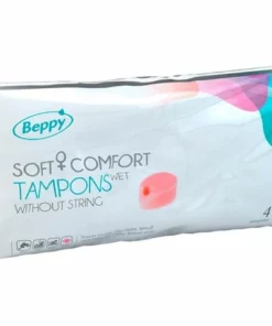 Beppy Soft Comfort — anatomiczne tampony mokre, lawenda, 4 sztuki