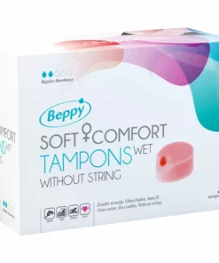 Beppy Soft Comfort tampony bezsznurkowe mokre 2 szt. z żelem lawendowym