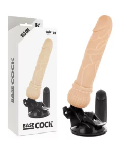 BASECOCK Wibrator model pilot zdalny 19,5x4 cm elastyczny TPE