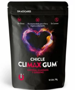 WUG Sense Climax Miętowa Guma Funkcjonalna 10 sztuk Naturalne Ekstrakty