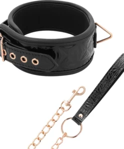 BEGME Black Edition Premium - Kołnierz z wegańskiej skory i neoprenem