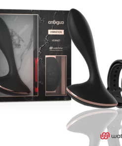 ANBIGUO Vernet - Zdalnie Sterowana Maszyna Intymna z Pilotem WATCHME, Czarna