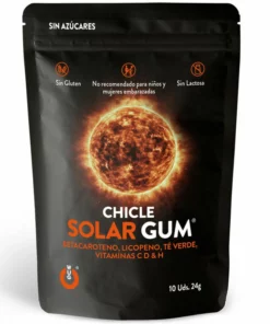 WUG Gum Solar - Guma do żucia z betakarotenem i witaminami, 10 szt.