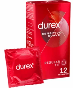 Durex Sensitive Soft 12 szt. cienkie, komfortowe prezerwatywy 56 mm