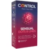 Control Sensual Dots & Lines 12 szt. - prezerwatywy z wypukłą teksturą
