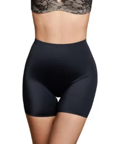 Bye Bra Light Control Invisible Short czarne XL - lekkie szorty modelujące