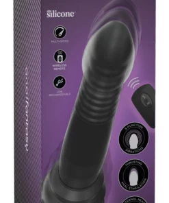 Anal Fantasy Elite Thruster czarny - wibrator z funkcją grzania i ruchem