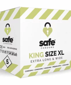 Safe King Size XL Prezerwatywy 5 szt. anatomiczne, szerokość 60 mm
