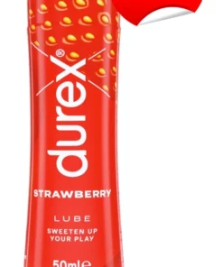 Durex Strawberry Lubrykant na bazie wody 50 ml - zapach truskawkowy