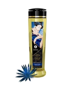 Shunga Massage Oil Seduction Midnight Flower 240ml - Olejek do masażu z kwiatowym aromatem