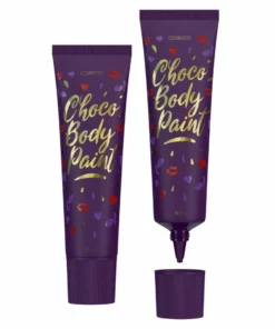 Cobeco Chocolate Bodypaint 100 ml - Jadalna farbka do ciała z czekoladą