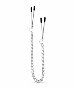 EasyToys Tweezers - Regulowane klamry z łańcuszkiem do ciała, metalowe
