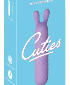 Cuties Rabbit Vibe Purple 5.0 - mini urządzenie wibrujące, 10 trybow