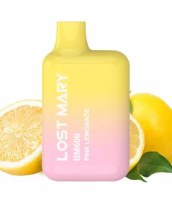 Lost Mary BM600 Jednorazowy Inhalator Rożowa Lemoniada 2% 600 zaciągnięć