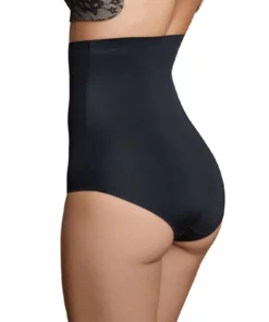 Bye Bra Estilo figi bezszwowe z wysokim stanem czarne M