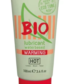 HOT Bio Wodny Żel Nawilżający Rozgrzewający 100ml - Wegański, Organiczny