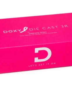 Doxy Die Cast 3R Masażer z Pulsacją Rożowy 28cm USB