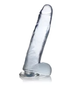 Curve Toys Crystal Clear Model 28 cm z mocną przyssawką