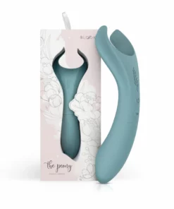 Bloom Peony Zielony - Wibrujący model dla par, silikonowy, IPX7