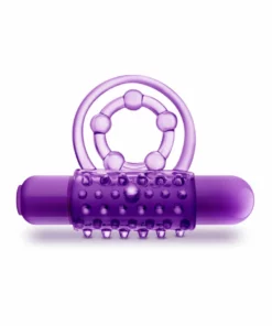 Blush Play With Me The Player - Podwojna Wibrująca Opaska Intymna, czarna